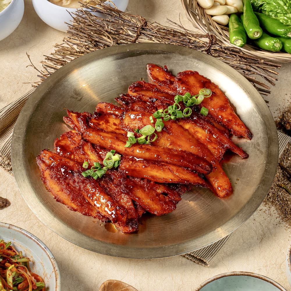 산 더덕구이 Grilled Deodeok — 산솔 신사본점 곁들임류 · Sansol Sinsa Korean BBQ menu (サムギョプサル · 烤肉)