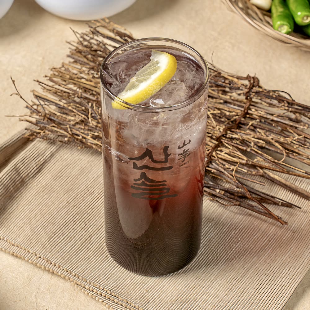 인제 오미자 하이볼 Omija Highball — 산솔 신사본점 주류 · Sansol Sinsa Korean BBQ menu (サムギョプサル · 烤肉)