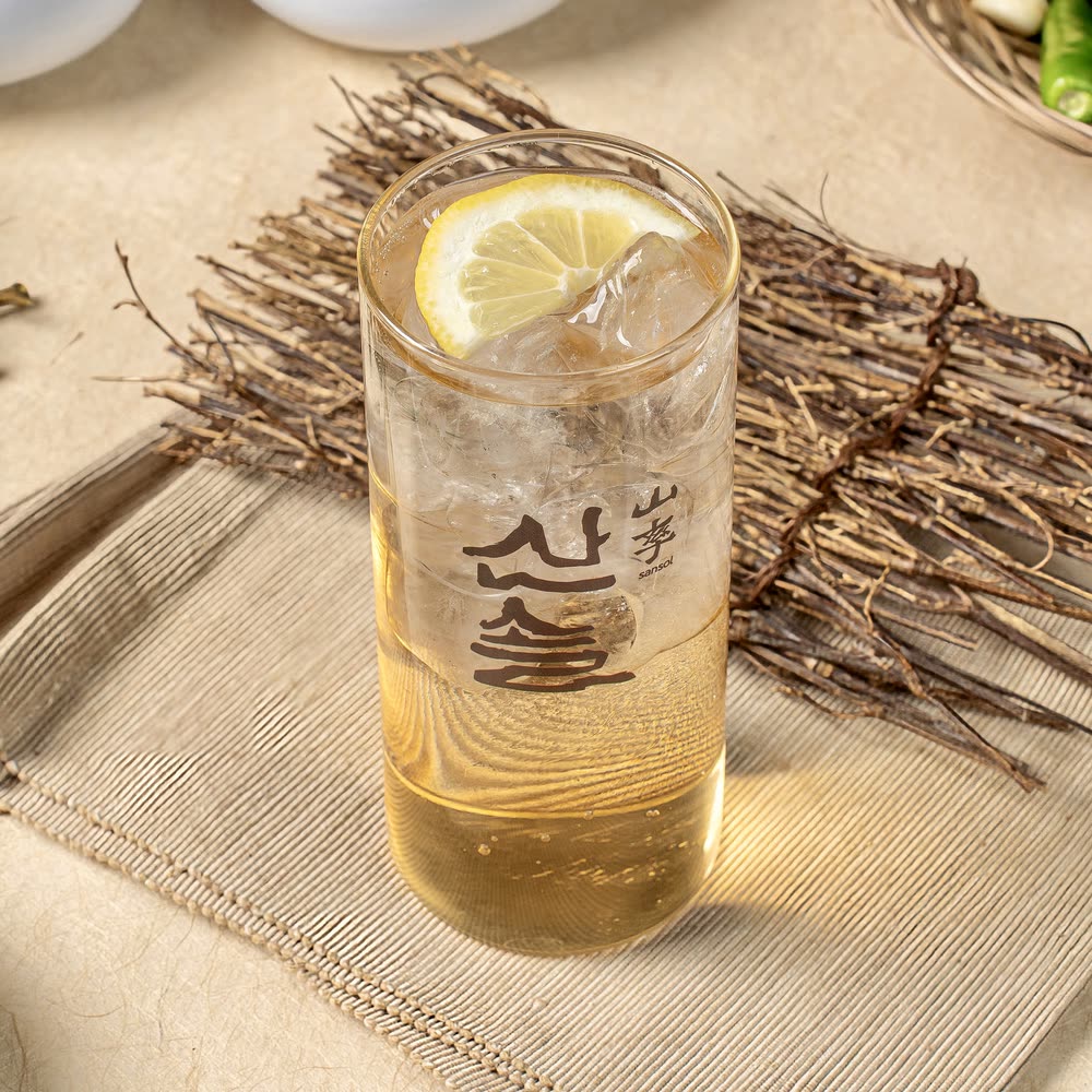 춘천 매실 하이볼 Plum Highball — 산솔 신사본점 주류 · Sansol Sinsa Korean BBQ menu (サムギョプサル · 烤肉)